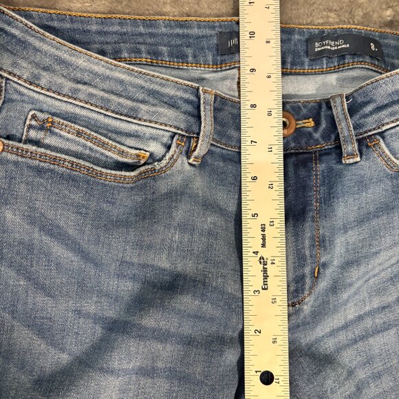 J. Jill Denim Boyfriend Jeans Straight Leg Ankle Size 8P - Picture 6 of 11